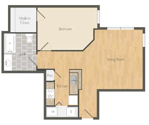 1045 15th PL Studio-2 Beds Apartment for Rent - Photo Gallery 26